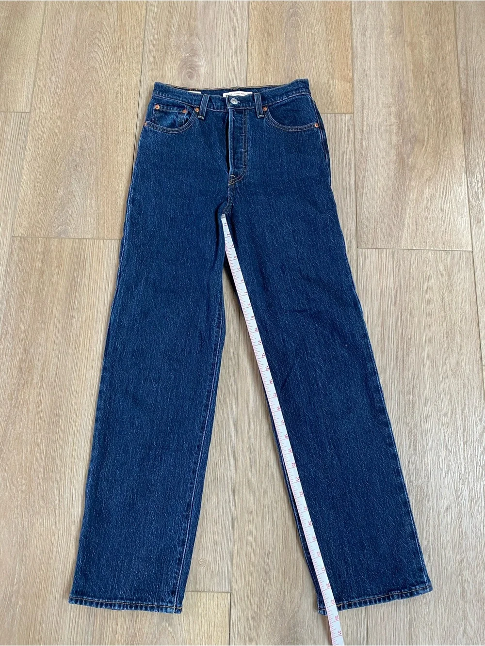 Levi's Ribcage Straight Ankle Jeans - Dark wash